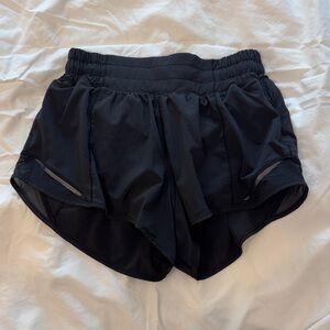 lululemon athletica Black Hotty Hot Shorts
